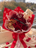 Luxury Red Rose Teddy Bouquet – The Perfect Romantic Gift