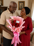 Soft Red Rose Bouquet – Elegant Floral Gift
