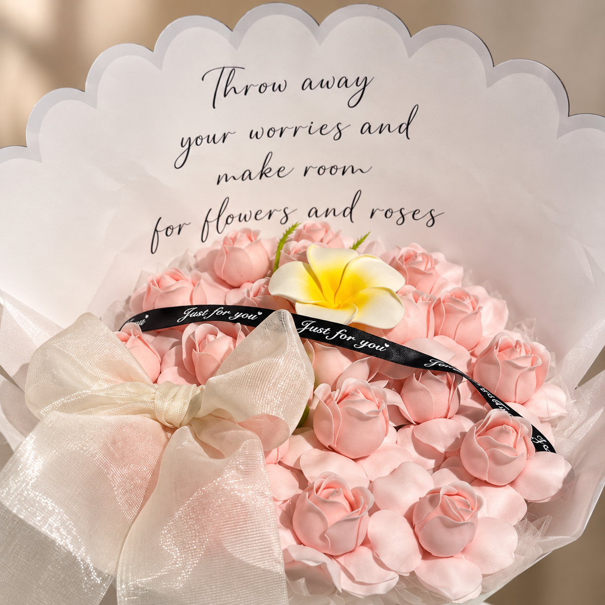 Blush Serenity Rose Bouquet
